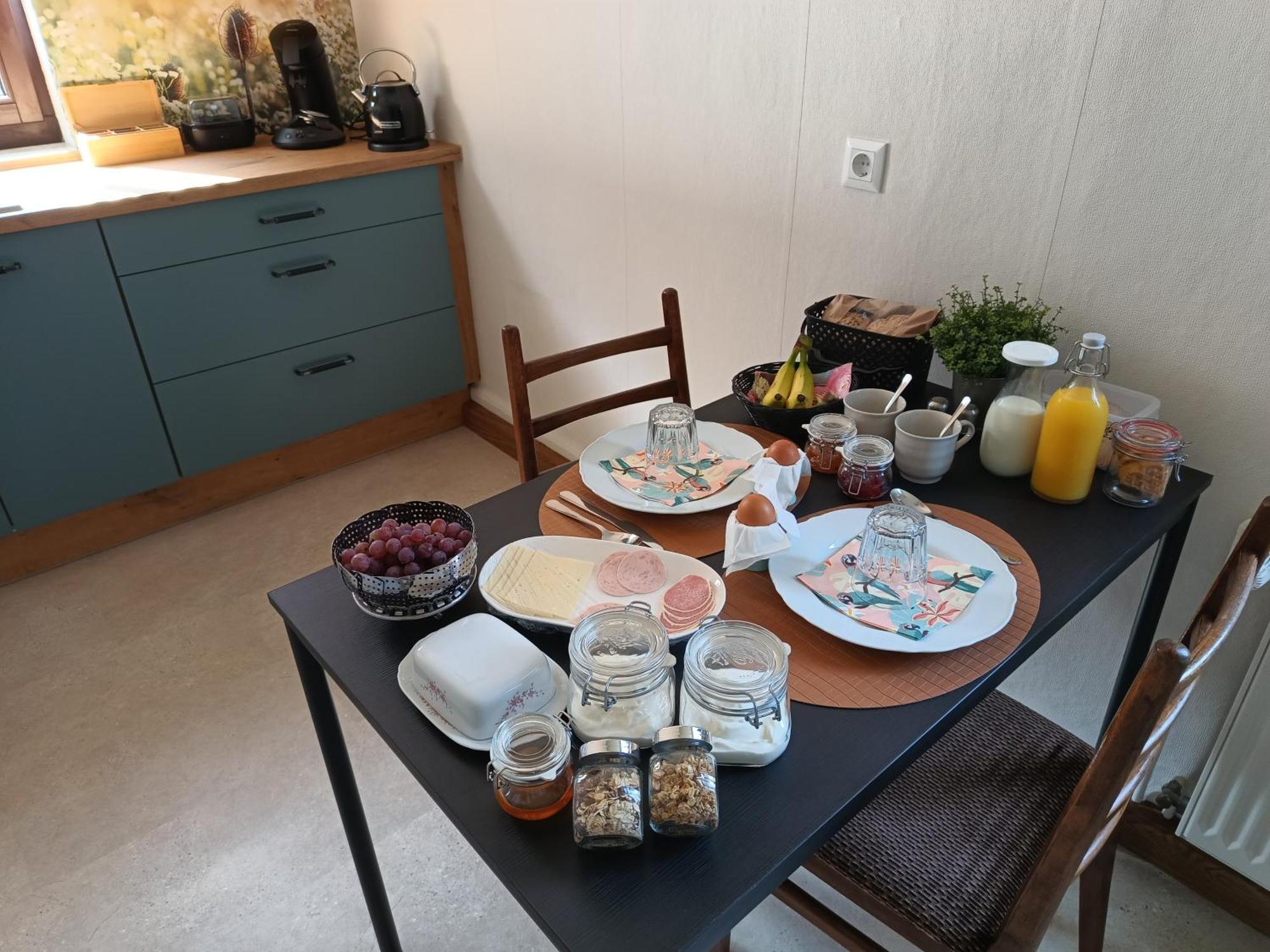 Minicamping Und B&B Apartment Hintergarten Niederorschel エクステリア 写真