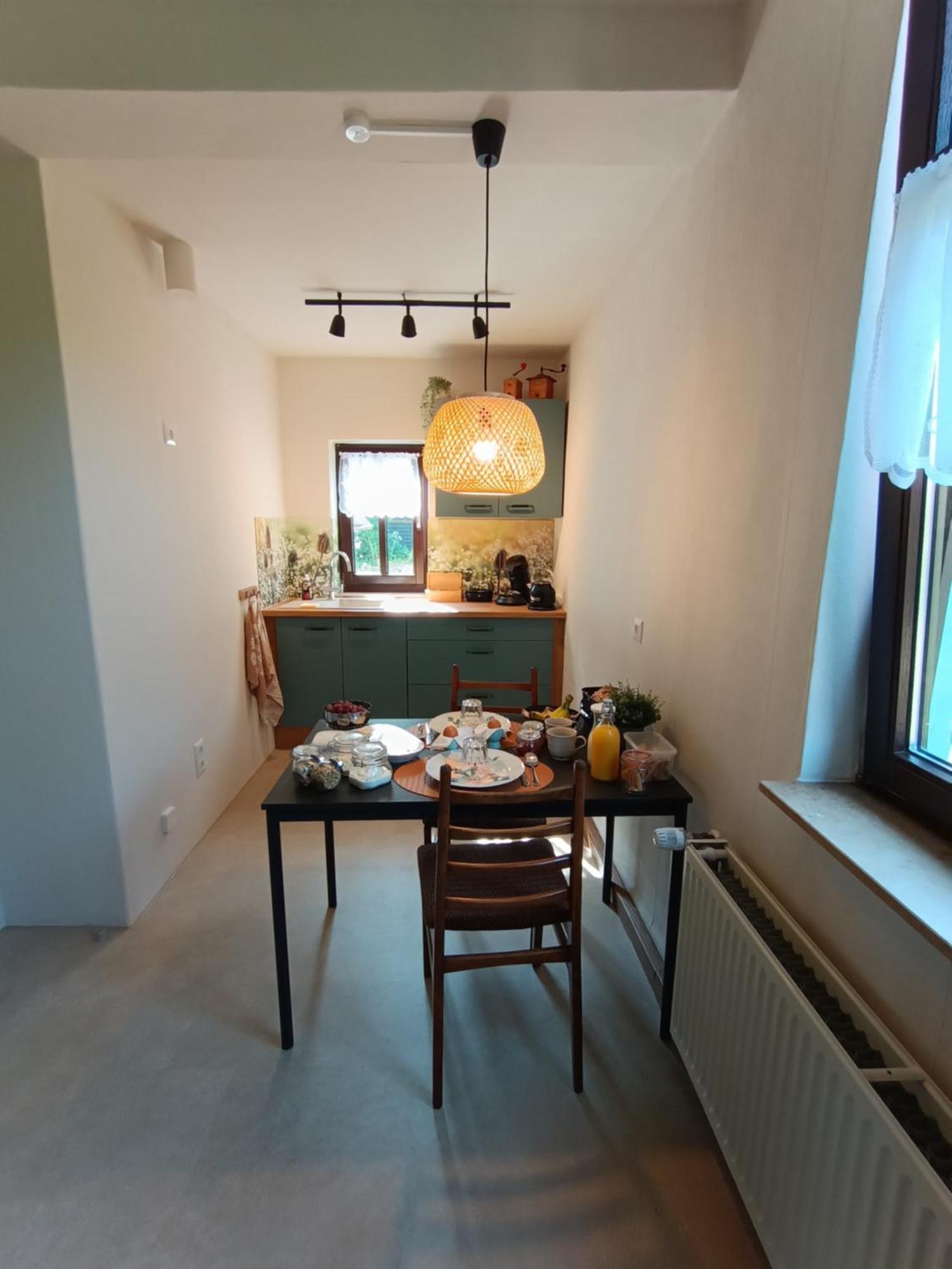 Minicamping Und B&B Apartment Hintergarten Niederorschel エクステリア 写真