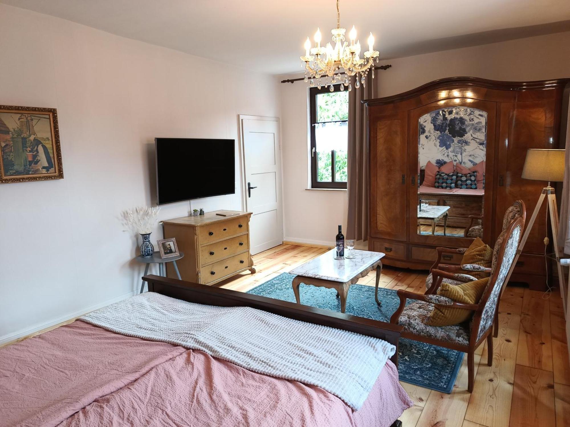Minicamping Und B&B Apartment Hintergarten Niederorschel エクステリア 写真