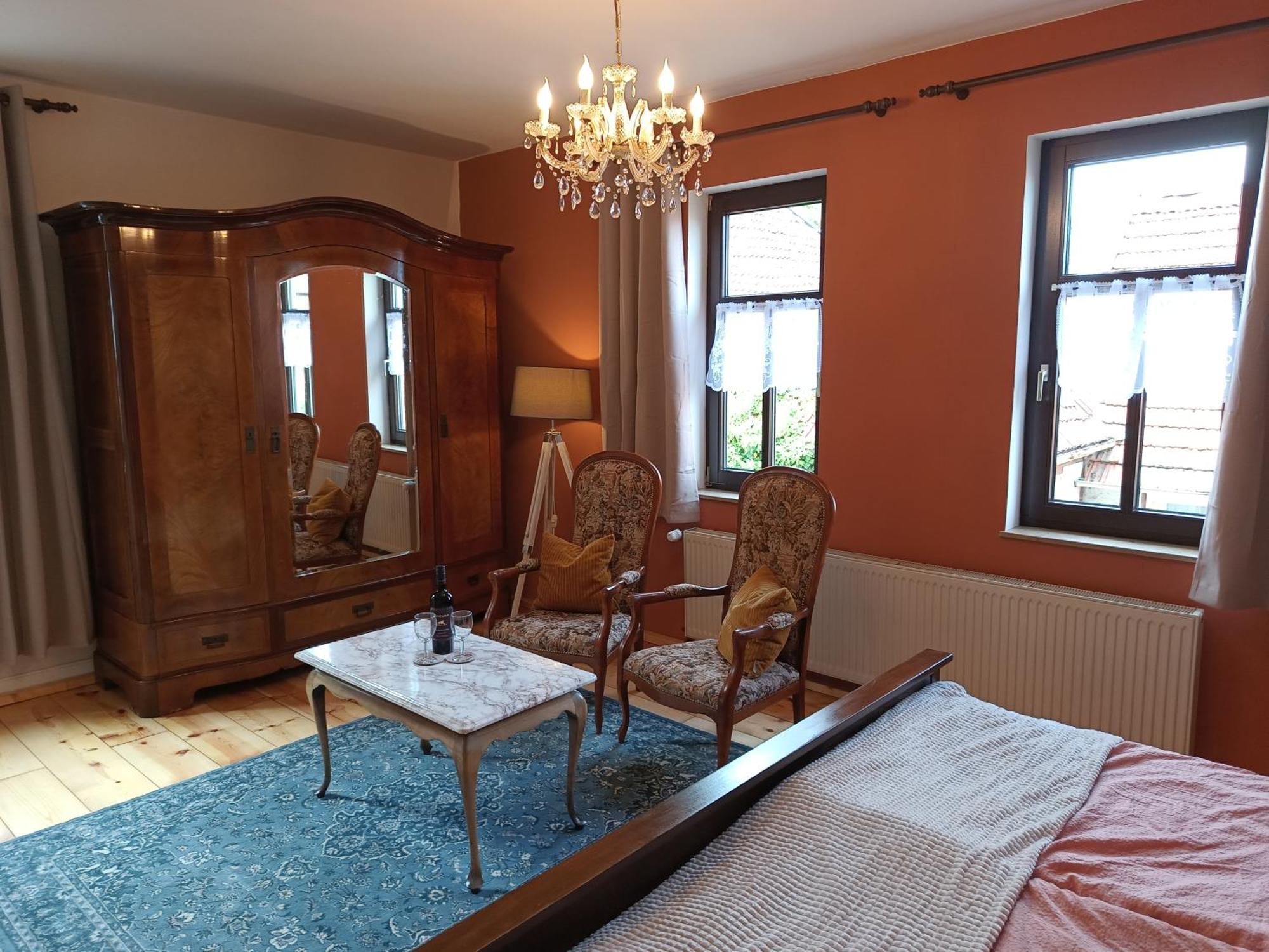 Minicamping Und B&B Apartment Hintergarten Niederorschel エクステリア 写真